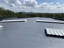 Cold Applied Liquid Waterproofing - Snowdonia Cheese - Weatherwell Roofing