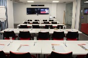 London meeting room hire: Worship Street rooms 4, 5 and 6 in classroom layout