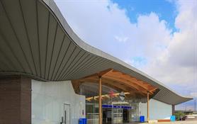 Fully Supported Metal - Abbey Wood Station - Roles Broderick Roofing Ltd