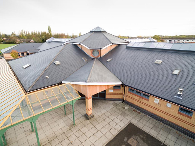 Large Scale Projects - Stephenson Building - Barclay Roofing Ltd working with IKO PLC