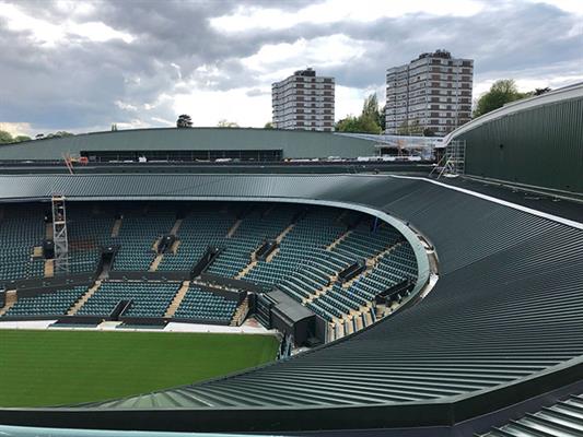 Sheeting and Cladding - No. 1 Court at the All England Lawn Tennis Club - Prater Ltd
