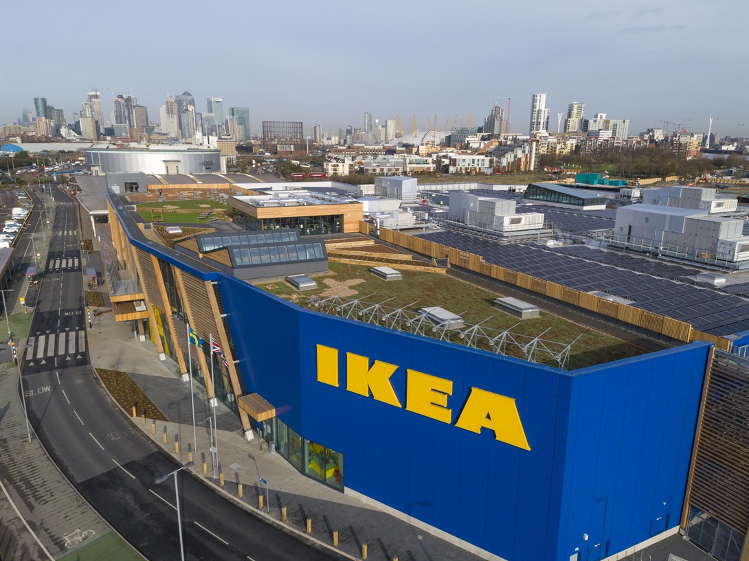 Green Roofing - IKEA-Store Greenwich - Bridgman + Bridgman