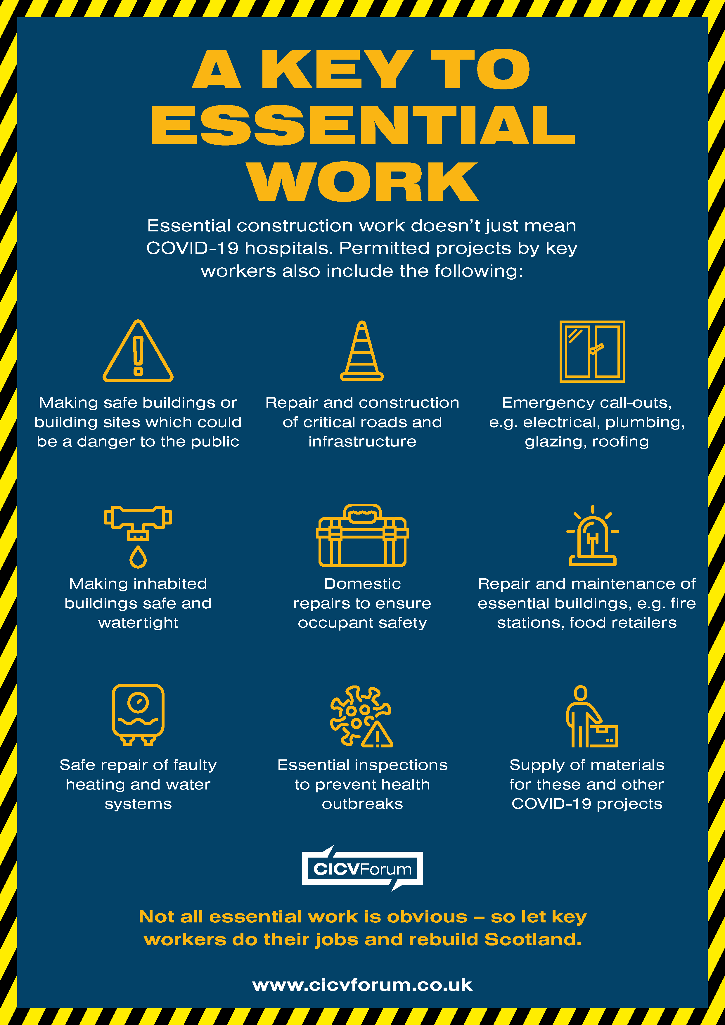 CICV Forum key worker infographic