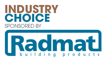 NFRC UK Roofing Awards Industry Choice logo sponsored by Radmat