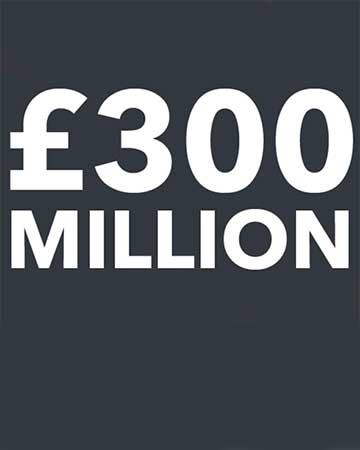 £300m held in roofing cash retentions