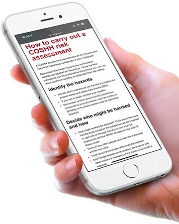 NFRC Health and Safety app for iOS and Android