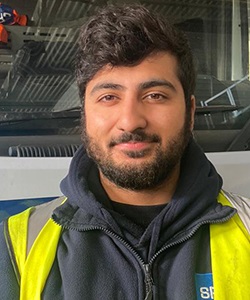 Mo Farhan, winner of the Young Roofer of the Year award