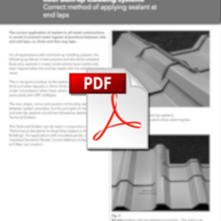 NFRC TB46 Roof Built-Up Cladding—Applying sealant at end laps.pdf.png