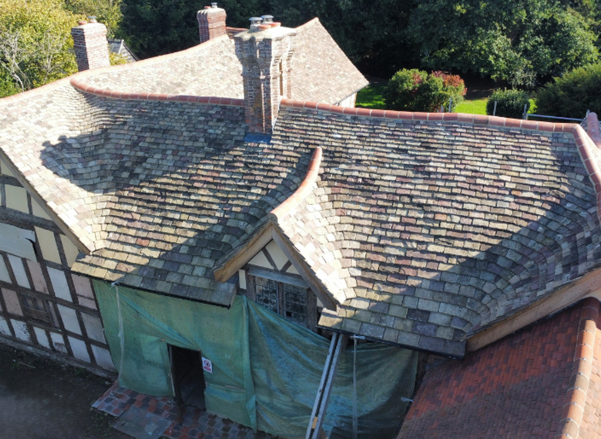 Staick House upon completion