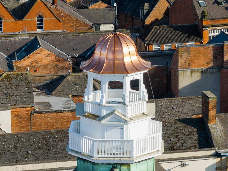 The Highcross Bell Tower–Prestige Metal Roofing Ltd