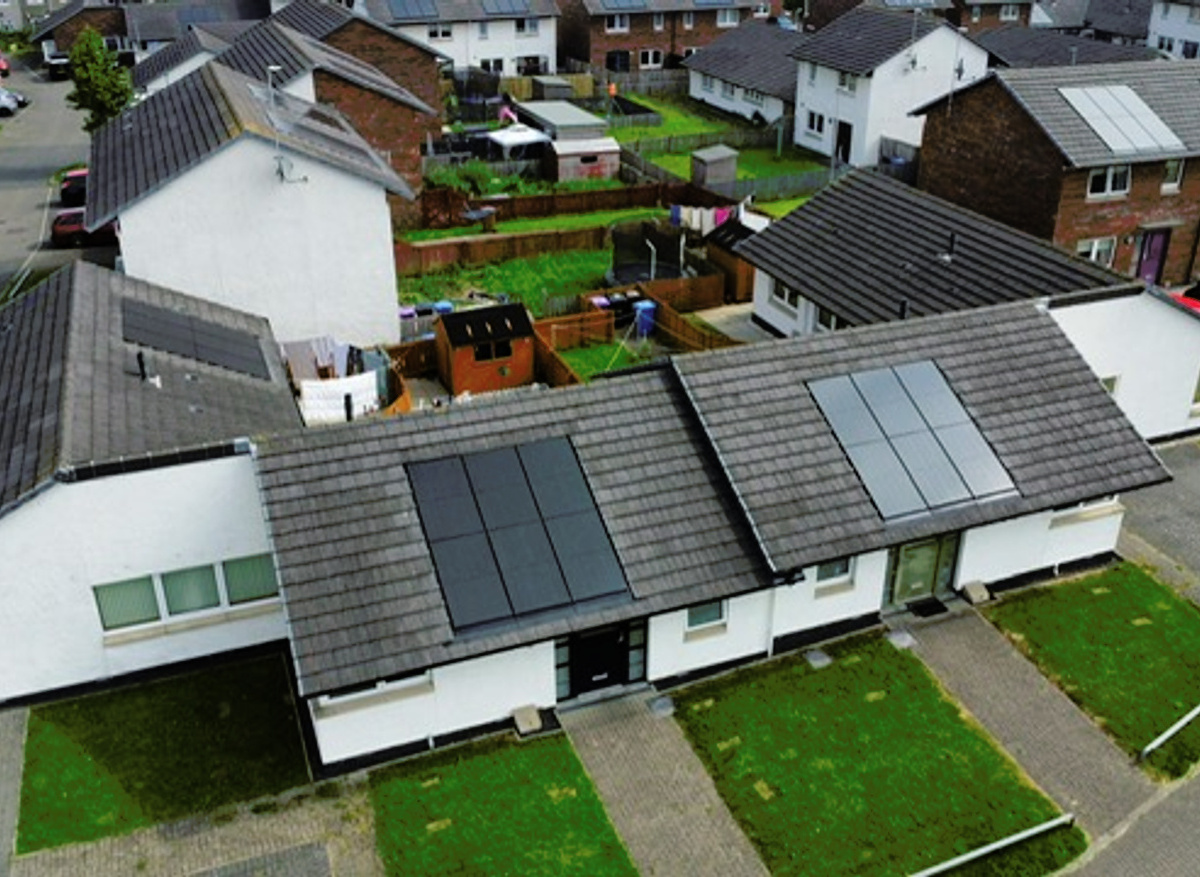 Solar Roofing: Marley Contract Services | Social Housing, North Ayrshire Council